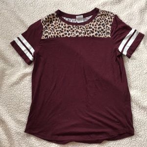 VS Pink T-shirt Burgundy